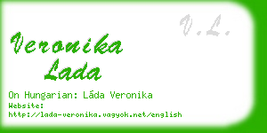 veronika lada business card